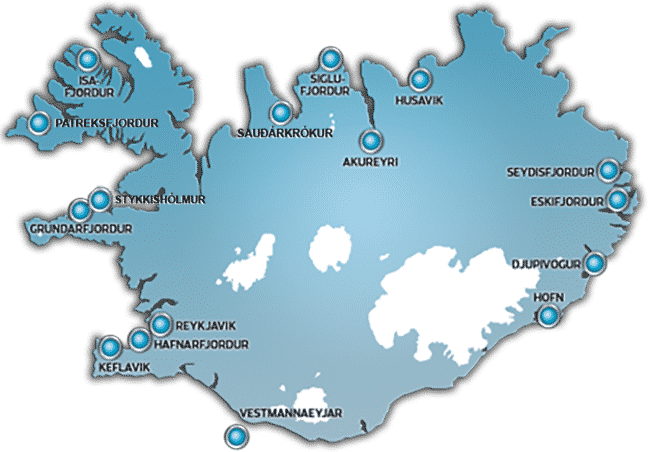 Atlantik Iceland DMC PCO Cruise Shore excursions ports