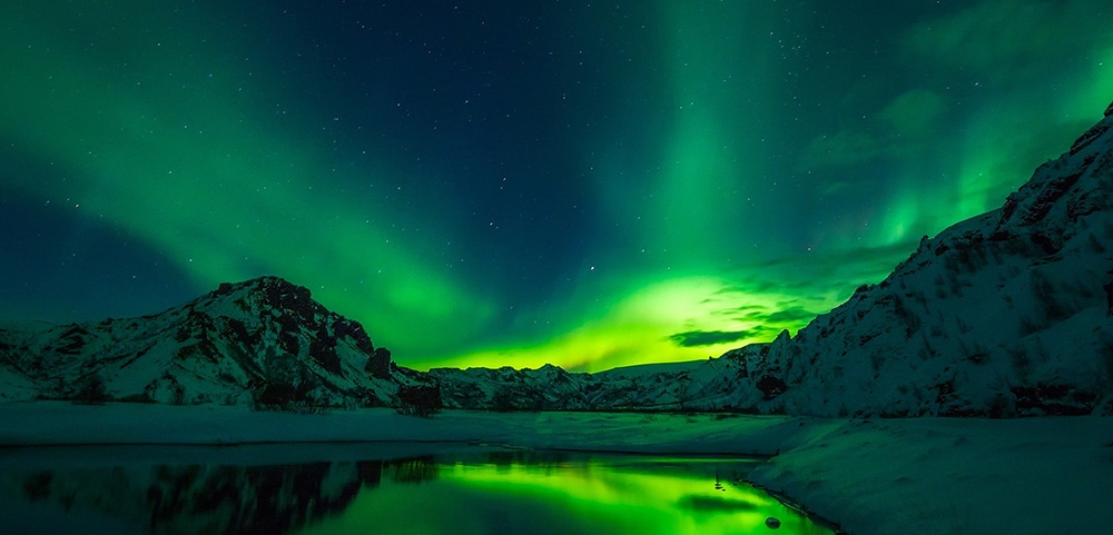 Northern lights in Iceland