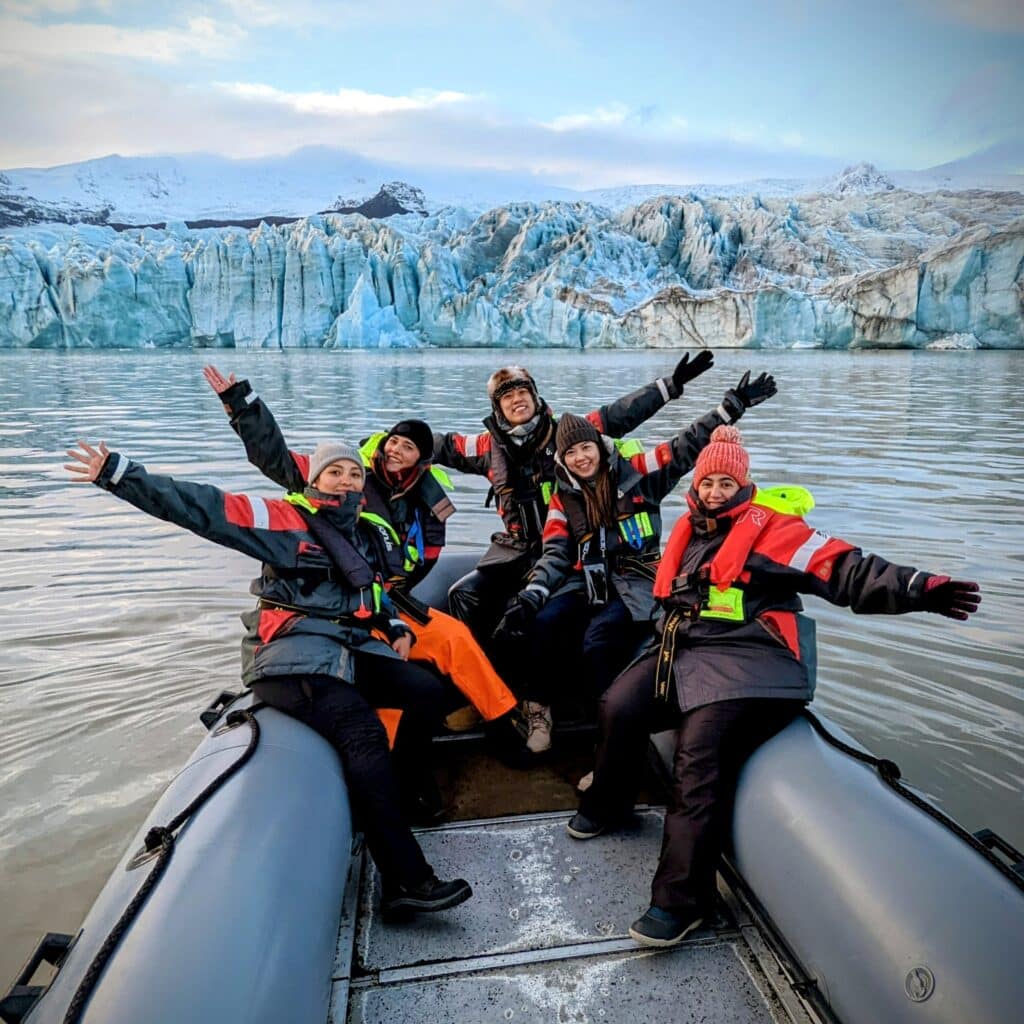Fjallsárlón glacier sailing for incentive groups