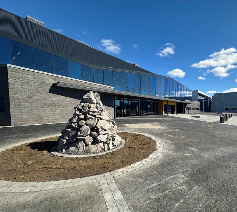 Modern cruise terminal in Iceland called Vör